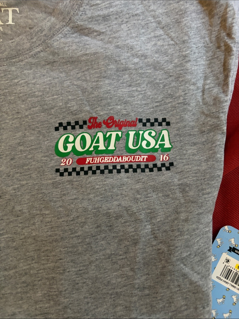 GOAT USA Graphic Tee - Gray NWT